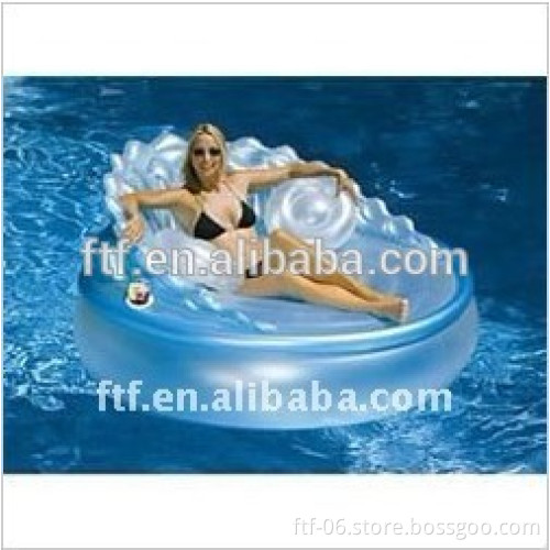 International exhibition center inflatable floating air bed